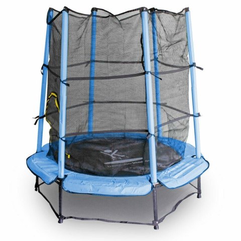 Różowa Trampolina do ogrodu dla dziecka/dzieci + osłona i siatka mocna batuta