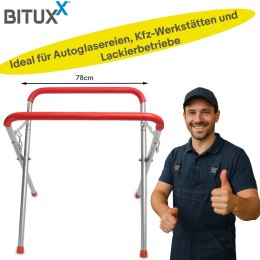 Stojak serwisowy / koziołek podtrzymujący z miękką podkładką - BITUXX