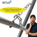 Stojak serwisowy / koziołek podtrzymujący z miękką podkładką - BITUXX