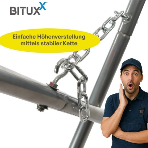 Stojak serwisowy / koziołek podtrzymujący z miękką podkładką - BITUXX