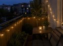 Światełka świąteczne Solarny łańcuch zewnętrzny lampki LED 10m ciepłe