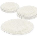Tarcza tarczka polerska do Polerowania dysk 180mm 10 futer polerskich