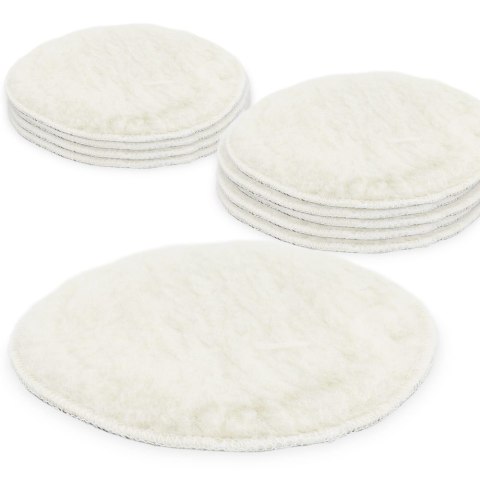 Tarcza tarczka polerska do Polerowania dysk 180mm 10 futer polerskich