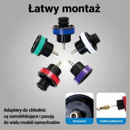 Tester układu chłodzenia BITUXX 28 el. diagnostyczny pompy próżniowa i ciśnieniowa