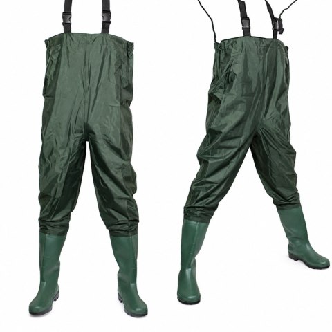 Wodery Spodniobuty zielone BITUXX rozmiar 42 wodoszczelne do wody