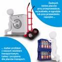 Wózek transportowy 200 kg stalowy 2 koła pompowane magazynowy do ładunków