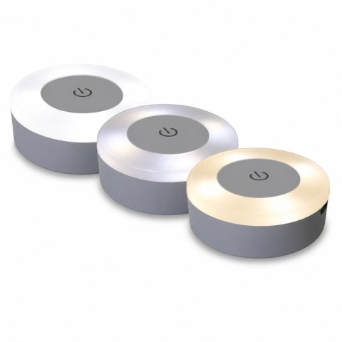 Zestaw 5x Lampka Nocna LED Dotykowa USB - 3 Barwy Światła, Samoprzylepna