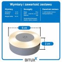 Zestaw 5x Lampka Nocna LED Dotykowa USB - 3 Barwy Światła, Samoprzylepna