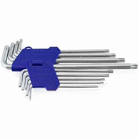 Zestaw Kluczy Bituxx Torx 9 elementów T10-T50 w organizerze Uniwersalne
