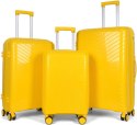Zestaw Walizek Podróżnych Berwin 3 szt Twarde Na Kółkach TSA XL L M