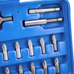 Zestaw narzędzi Bitów TORX i imbusów - 100 elementów w skrzynce