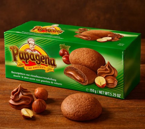 Papagena Ciastka z Kremem Orzechowym 150 g