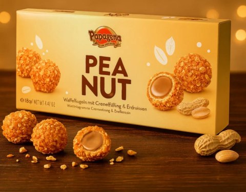 Papagena Kulki Waflowe z Orzeszkami Ziemnymi 125 g