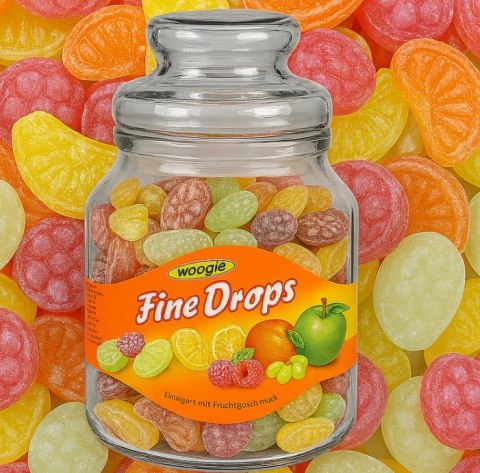 Woogie Landrynki Wieloowocowe w Słoiku 300 g
