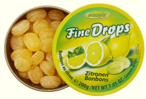 Woogie Landrynki w Puszce Cytrynowe 200 g
