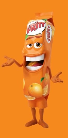 Fritt Orange Rozpuszczalna Guma do Żucia 70 g