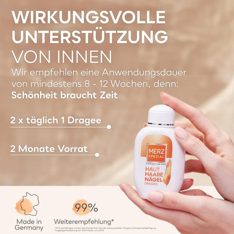 Merz Spezial Skóra Włosy Paznokcie 120 szt.