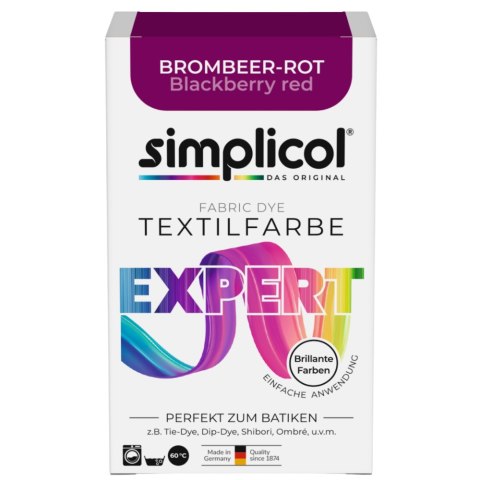 Simplicol Expert Barwnik do Tkanin Brombeer Rot Czerwona Jeżyna