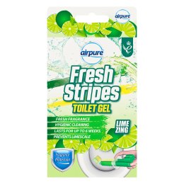Airpure Fresh Stripes Lime Zing Pasek Żelowy Do WC 45 ml