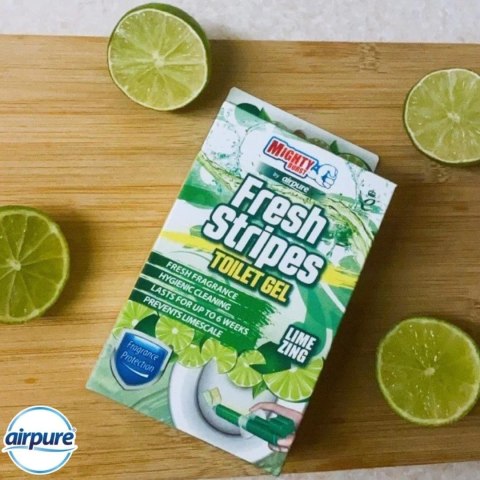Airpure Fresh Stripes Lime Zing Pasek Żelowy Do WC 45 ml