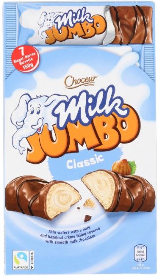Choceur Jumbo Classic Milch Haselnuss Creme 150 g