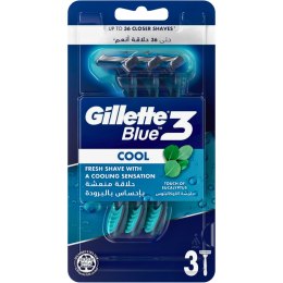 Gillette Blue3 Cool Jednorazowa Maszynka do Golenia 3 szt.