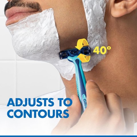 Gillette Blue3 Cool Jednorazowa Maszynka do Golenia 3 szt.