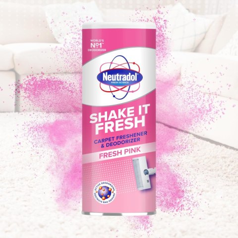 Neutradol Shake It Fresh Fresh Pink Neutralizator Zapachów do Dywanów 350 g