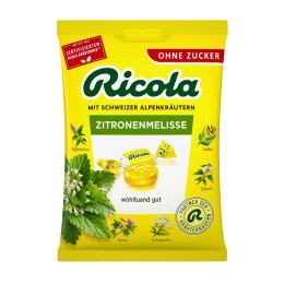 Ricola Zitronenmelisse Cukierki bez Cukru Melisa Cytrynowa 75 g