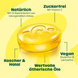 Ricola Zitronenmelisse Cukierki bez Cukru Melisa Cytrynowa 75 g