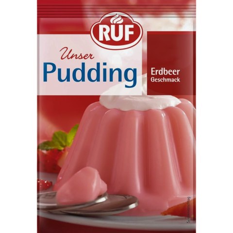 Ruf Budyń Pudding Truskawkowy 3 szt.