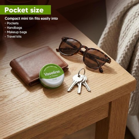 Vaseline Lip Therapy Aloe Wazelina do Terapii Ust z Kojącym Aloesem 20 g