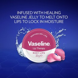Vaseline Lip Therapy Rosy Lips Wazelina do Terapii Ust z z Delikatnym Różowym Odcieniem 20 g