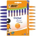 BIC Cristal Fine Orange Długopis Niebieski 8 sztuk