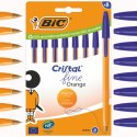 BIC Cristal Fine Orange Długopis Niebieski 8 sztuk