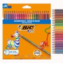 BIC Kids Evolution Stripes Kredki Ołówkowe 24 kolory