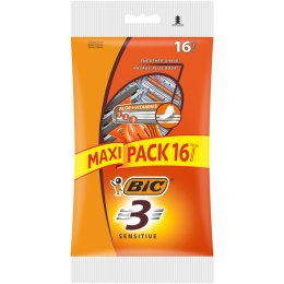 BIC Maszynka Jednorazowa do Golenia 3 Sensitive 16 sztuk