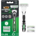 BIC Maszynka do Golenia Hybrid Flex 5 Sensitive Rączka + 2 Wkłady