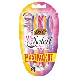 BIC Miss Soleil Color Maszynka do Golenia Maxi Pack 8 sztuk