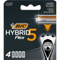 BIC Wkłady do Maszynki Hybrid Flex 5 - 4 sztuki