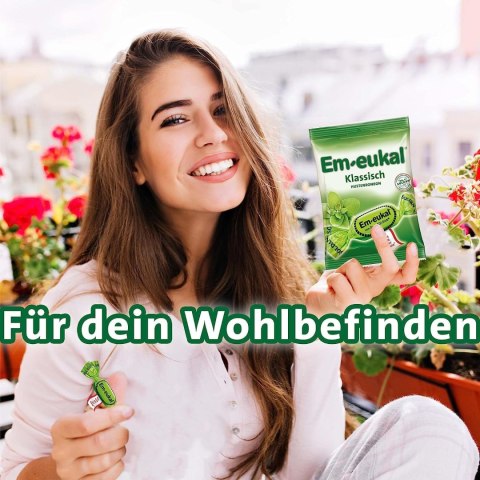 Em-eukal Klassisch Cukierki bez Cukru 75 g