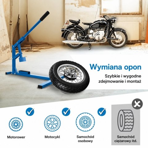 Narzędzie do łatwego podnoszenia, montażu i zdejmowania opon z pojazdów