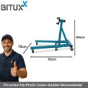 Stojak do Montażu Silnika / skrzyni 900kg Uchwyt na silnik Mobilny na kołach Obrotowy