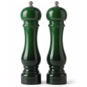 ZESTAW RĘCZNYCH MŁYNKÓW DO PIEPRZU I SOLI 22cm HAGE GREEN