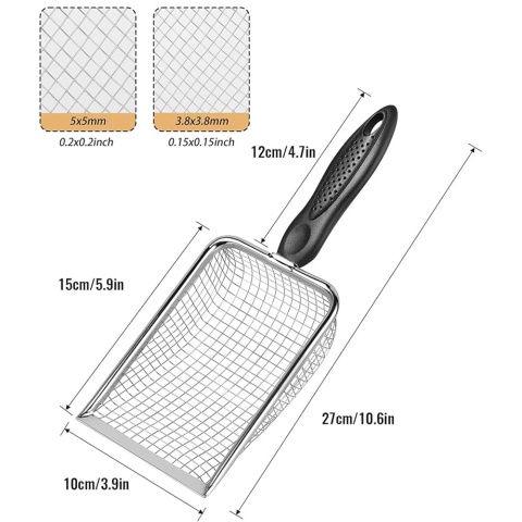 Szufeleki 2szt. do kurnika ze stali nierdzewnej z podwójną siatką o grubości 3,8 mm i 5 mm, wytrzymała konstrukcja.
