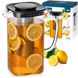 DZBANEK SZKLANY 1,5L Z ZAPARZACZEM DO HERBATY ZIÓŁ 259756