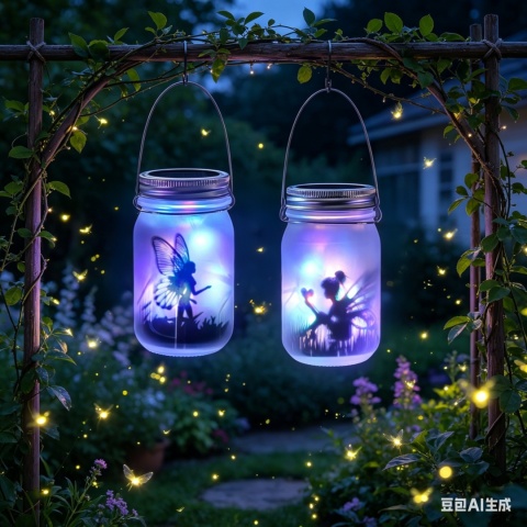 Kreatywny solarny łańcuch świetlny z 20 diodami LED w kształcie nakrętek do słoików typu Mason, wodoodporne lampki wróżki/powieki do dekoracji patio, ogrodu, wesela.