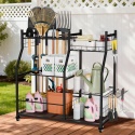 Metalowy organizer na narzędzia ogrodowe, masywna konstrukcja nawet na ciężkie narzędzia, 92/40/95