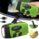 Radio które sam naładujesz bez prądu, larka LED, panel solarny, ręczne dynamo do naładowania PowerBank-u 2000 mAh.