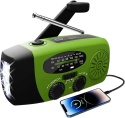 Radio które sam naładujesz bez prądu, larka LED, panel solarny, ręczne dynamo do naładowania PowerBank-u 2000 mAh.